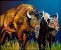 Buffalo and Calf Oil on Canvas.jpg