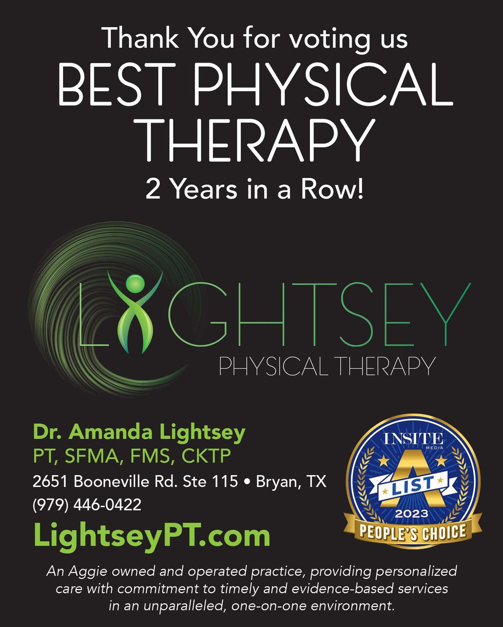Lightsey Physical Therapy .25V.indd