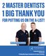 30165 Radiant Dentistry - A-List Insite Mag Winner Full Page Ad