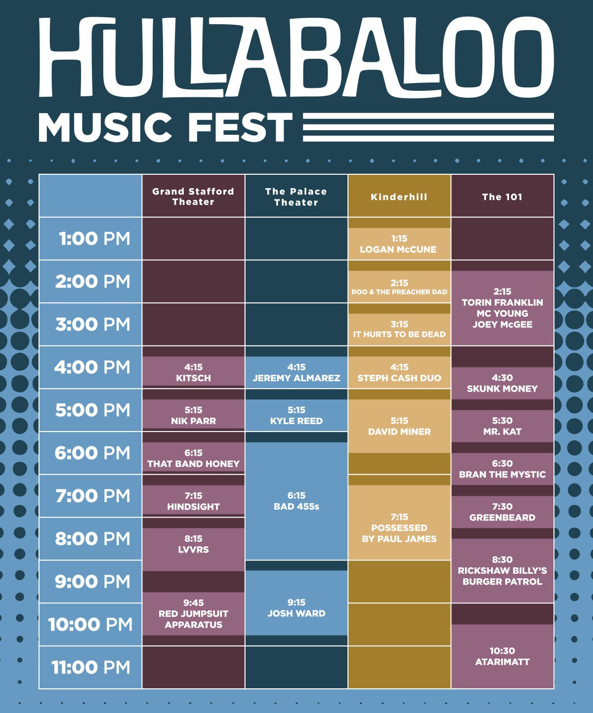 Hullabaloo Music Festival returns with wide variety of musicians