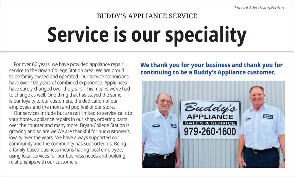 Buddys Appliance Adv .5H.indd